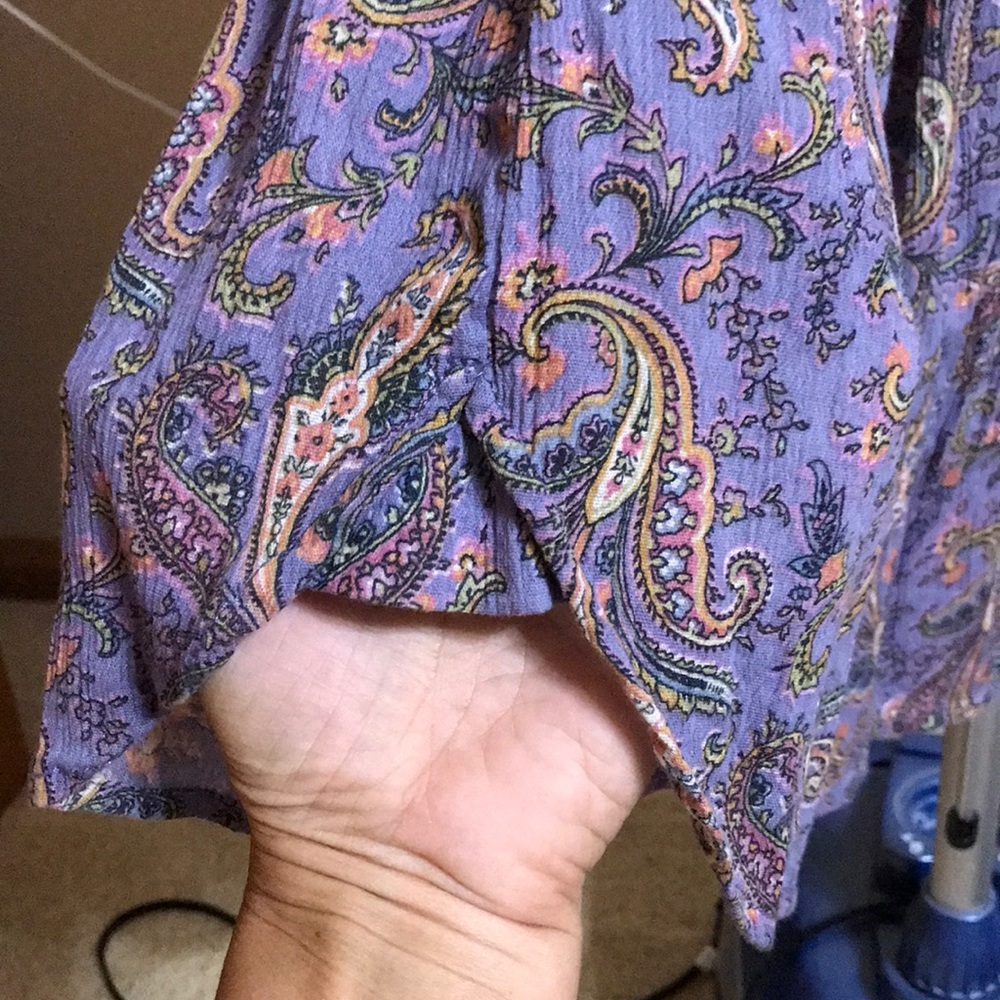 Ralph Lauren dress lavender and paisleys